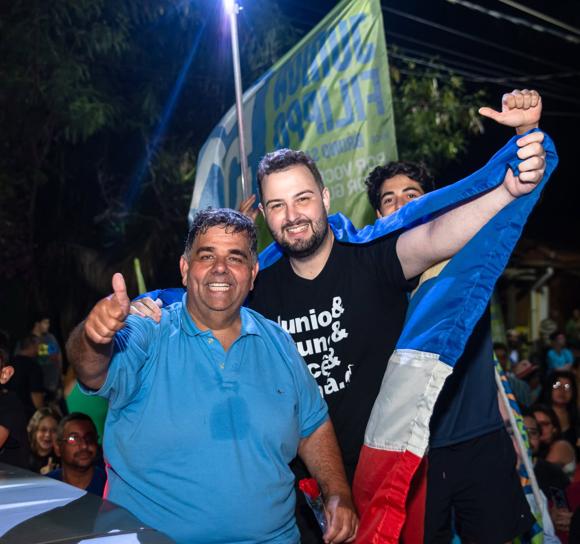 Bruno Santos em encontro público em Guaratinguetá