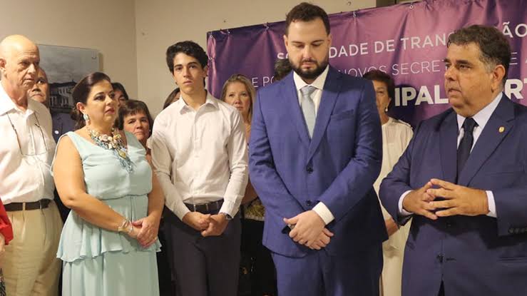Bruno Santos em cerimônia